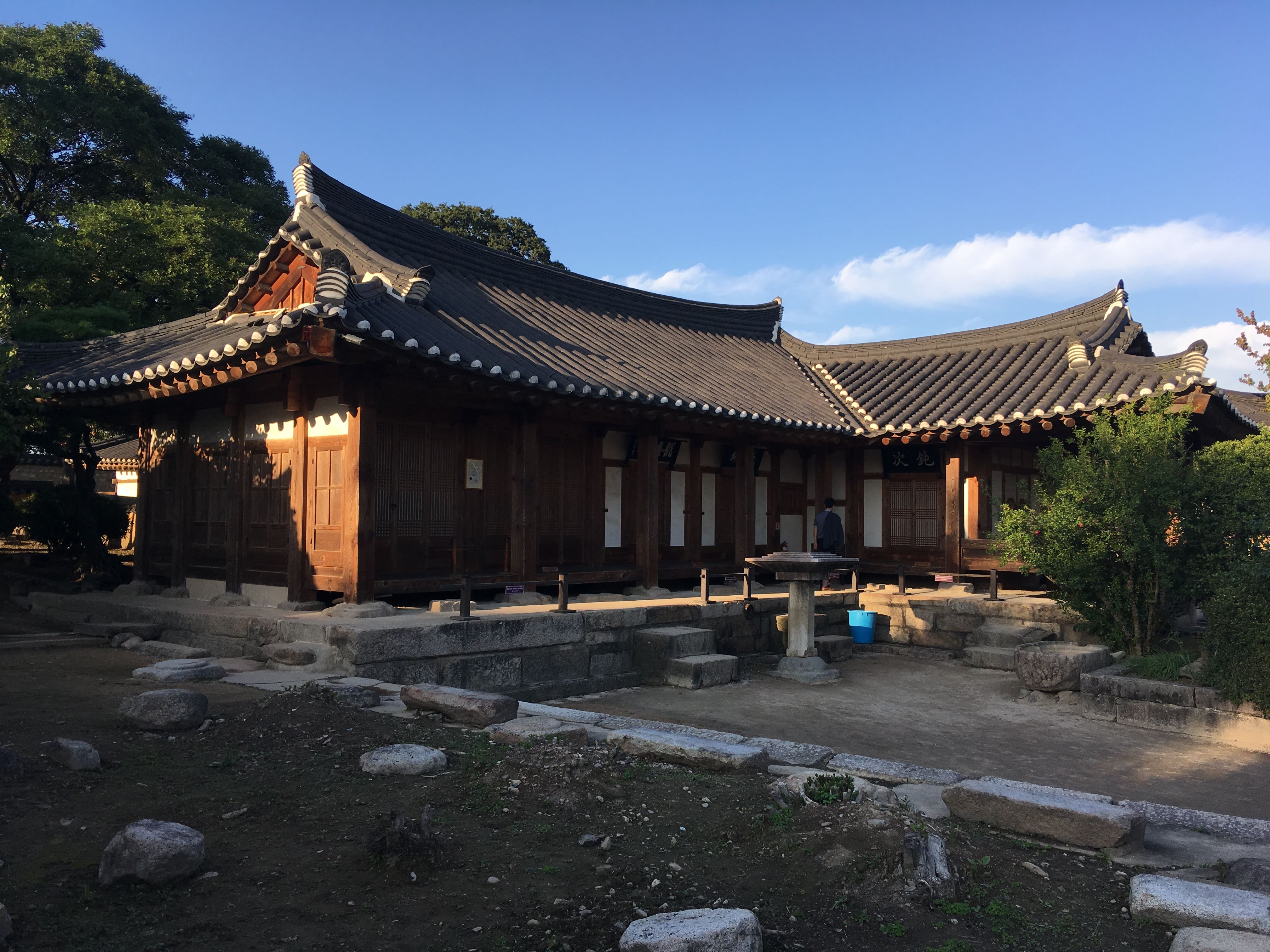Hanok buildings in Gyochon Traditional Village.