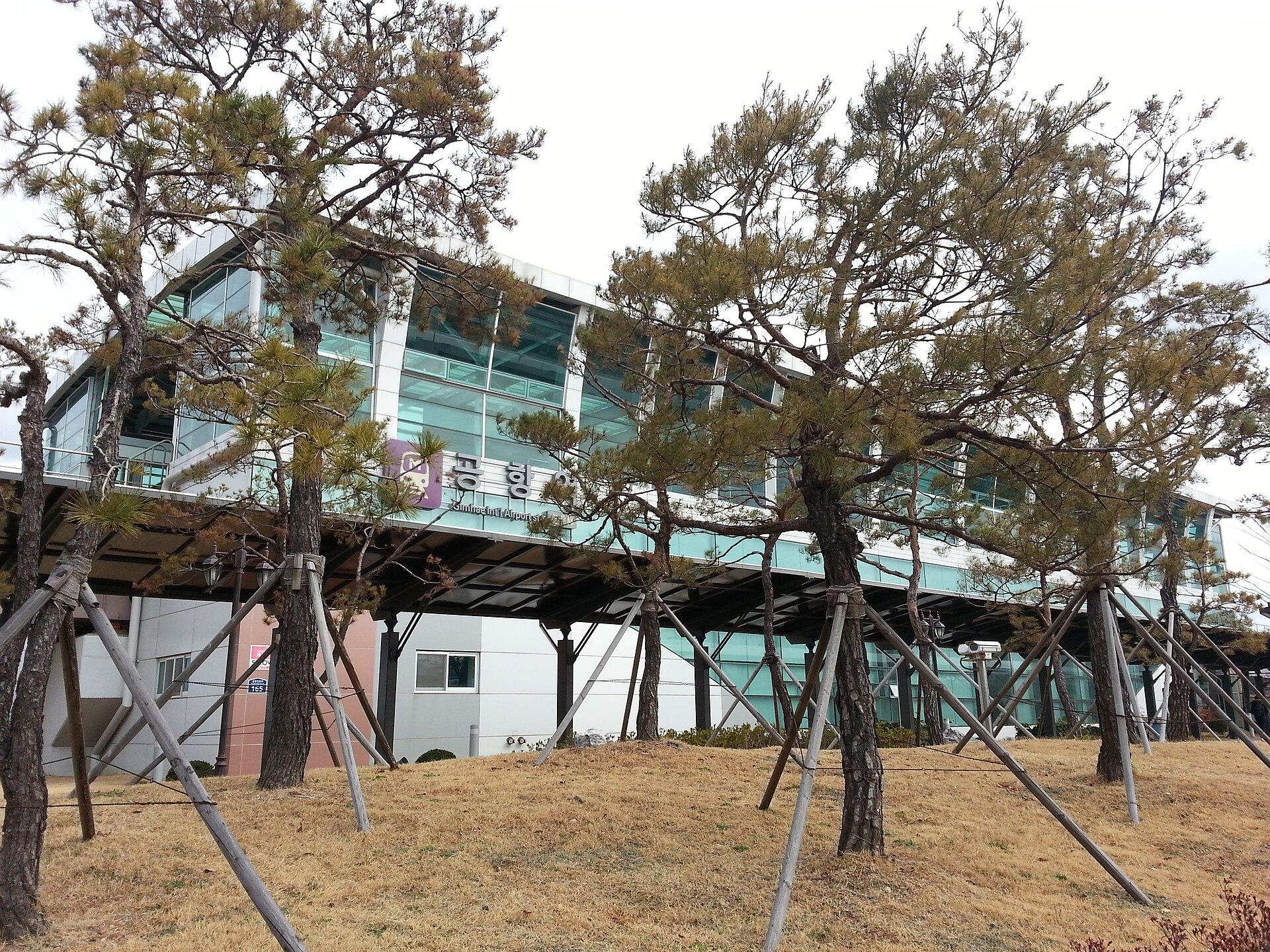 Gonghang Airport Station on the Busan-Gimhae Light Rail line
