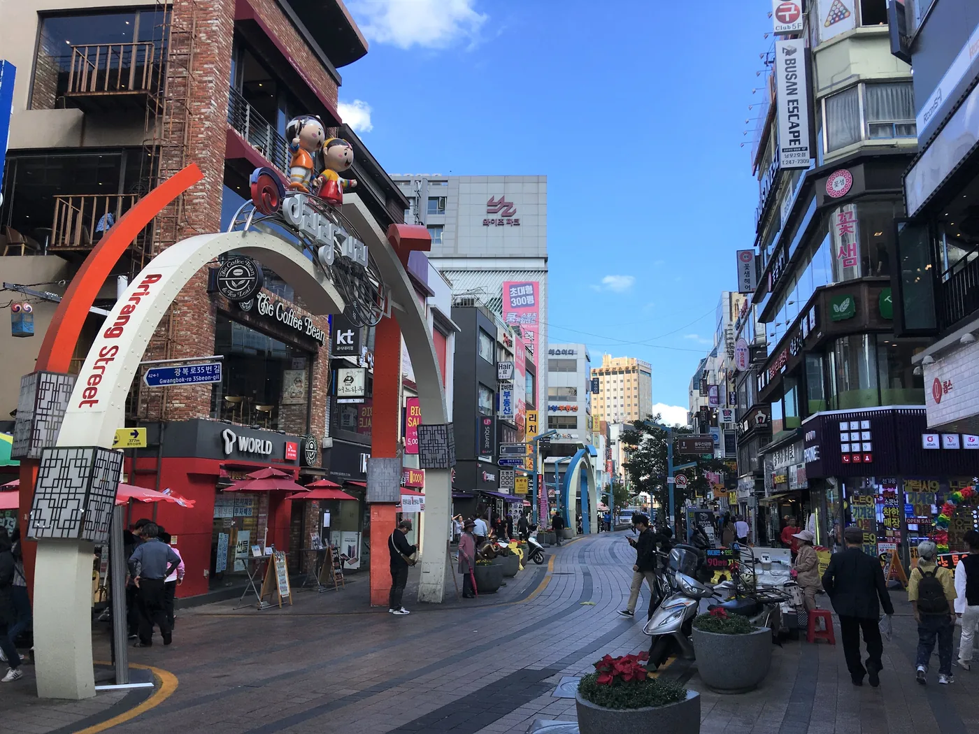 Nampo-dong street and shopping area in Busan