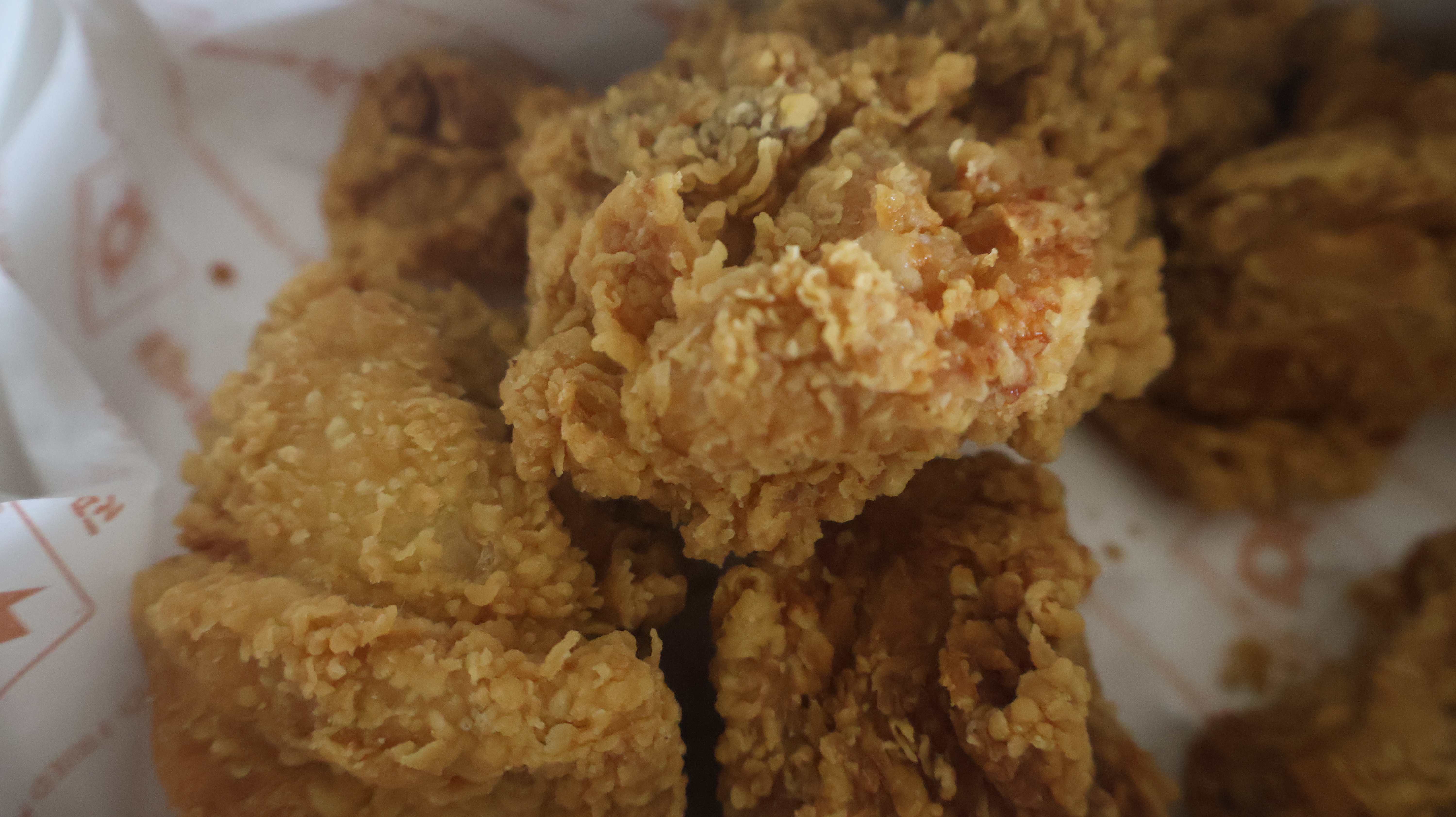Crispy Korean fried chicken served on a plate